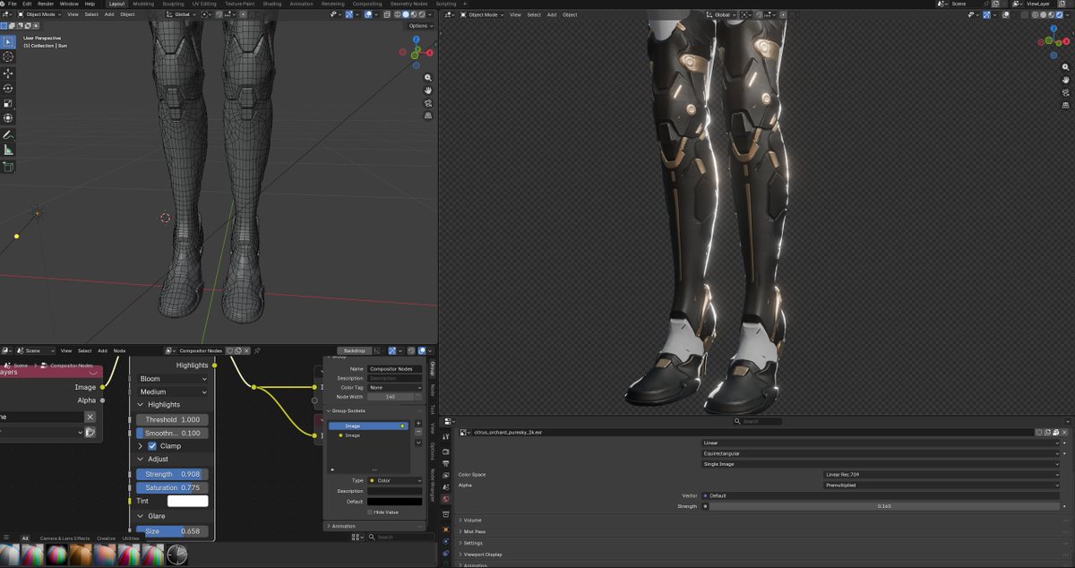 ALFI_3D's tweet photo. WIP
#Blender3D #CharacterDesign #VTuber
#VTuberOC
#OriginalCharacter
#VRChatAvatar
#3DCharacterArt https://t.co/r2rpNOWjbD