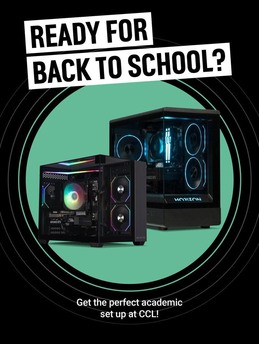 CCLComputersUK's tweet photo. Get ready for school with the perfect set up from us!

🔗https://t.co/ZueXMQ5Z9T

#Gaming#BackToSchool#September#CCL https://t.co/coHBMRRMxJ