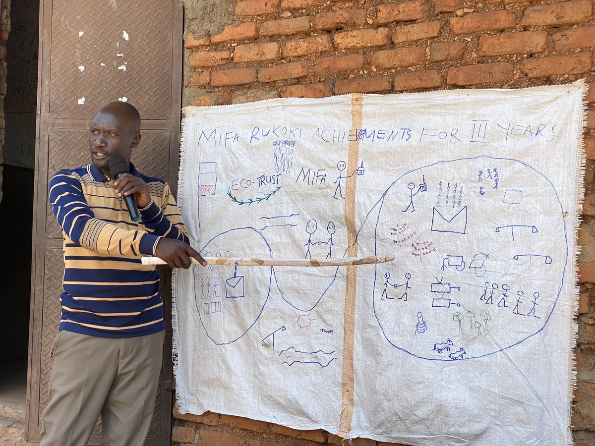 ECOTRUST_Ug's tweet photo. Simon Masereka shares a three-year achievement journey showing how tree planting, once not a priority for many farmers, is now supporting carbon income, stronger coffee businesses and children’s education. From 75 farmers in 2017 to 1,634 carbon farmers today in Rukoki Sub-county https://t.co/wuZtTnvaSB