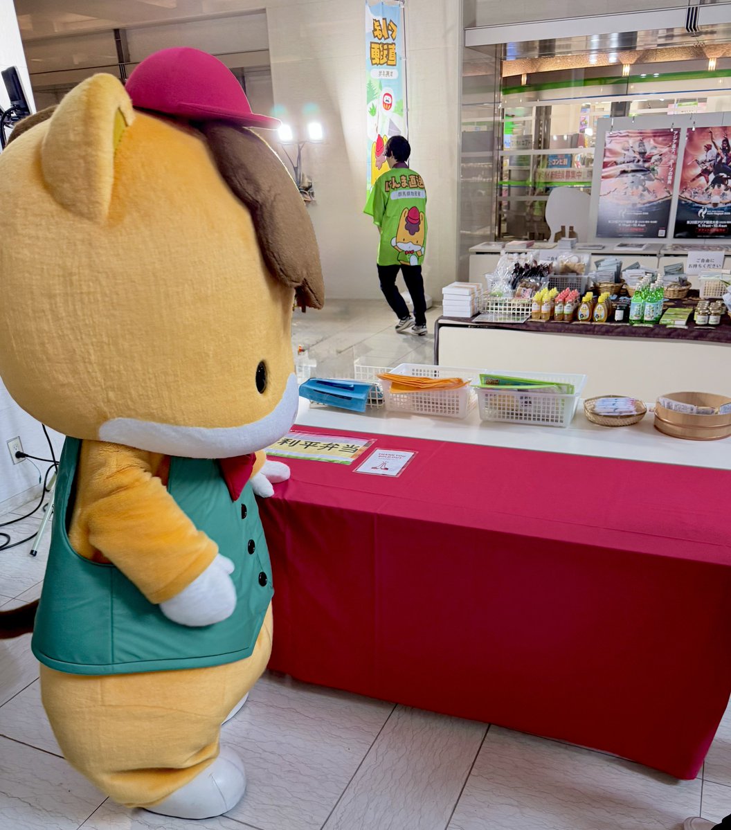 ratti0705's tweet photo. 今日はぐんま直送便in都道府県会館へ！
ほぼオープンと同時着でしたが、1番お目当ての登利平弁当がすでに売り切れ😂
ぐんまちゃんもがっかりしてました笑
また東京でぐんまちゃんに会えて嬉しかったー✨
4枚目はリクエストされてたかっこいいポーズ😎

#ぐんまちゃん https://t.co/AjnFTQSQcI