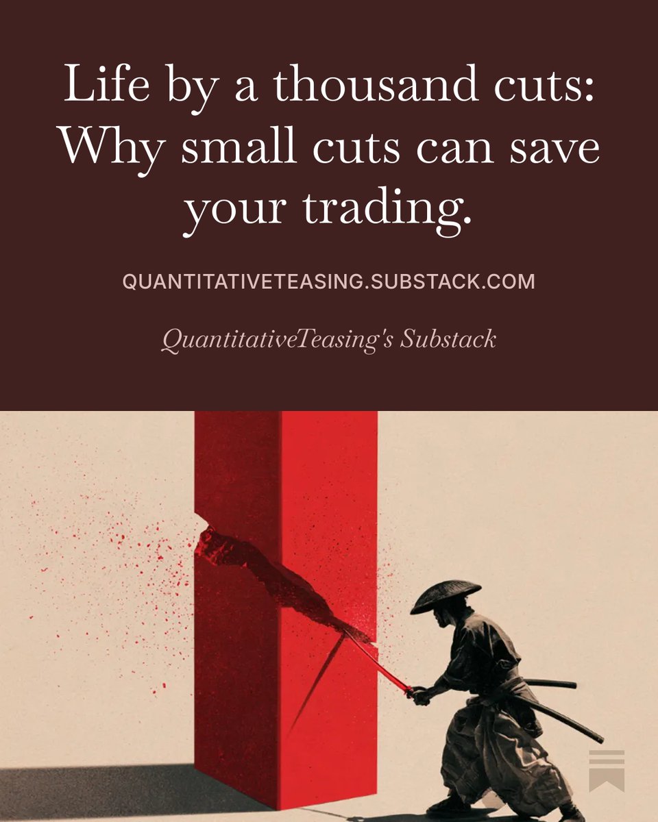 Quant_Teasing's tweet photo. Today, we discuss why taking small losses will save your trading and the math behind why getting into a hole and a large drawdown becomes impossible to escape. A must-read for all traders and investors. 

#Finance #Trading #Investing #Drawdown https://t.co/cx1UflYRRP