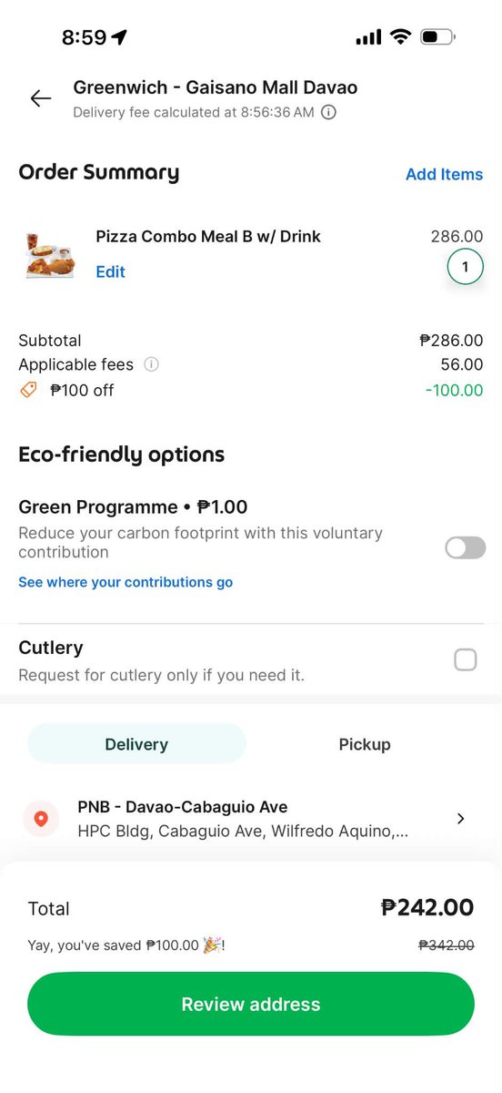 agapenicxle's tweet photo. Sharing this kasi baka may bagong user na hindi pa aware. Use NEWGRABFOOD.  ₱100 off sa first 4 orders sa Grab, ₱199 minimum spend. For Greater Manila new users. https://t.co/Tb7zSk7urT