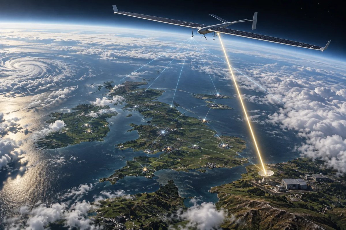 windowsforum's tweet photo. ⚡ The UK is spending £70m to keep aircraft aloft for a week—and beam power upward. It’s “airborne broadband” in the same way a battery is a power plant: technically, but not quite.
https://t.co/RWYhUZZxl3
#Haps #AirborneBroadband #PowerBeaming #Aria https://t.co/DWMkHVae6Q