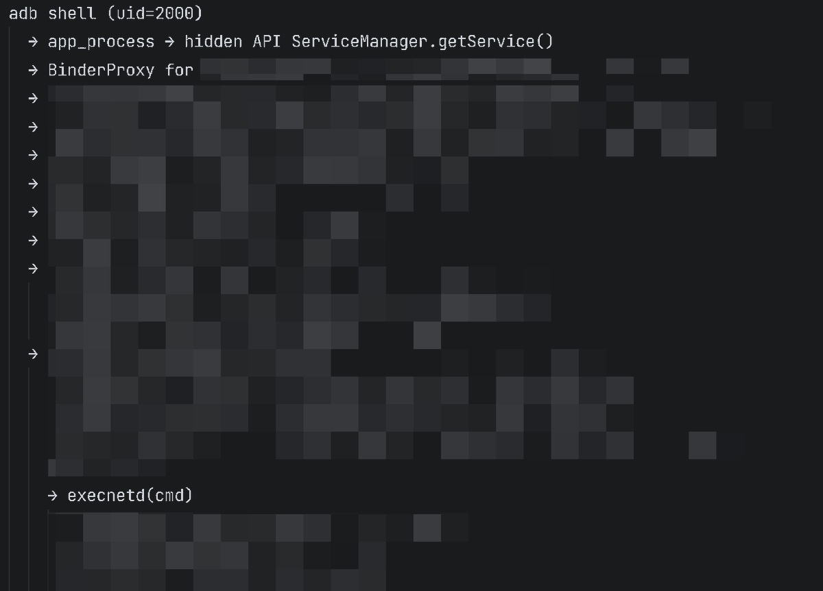 MGAldys4's tweet photo. I used /goal + ASC + adb to analyze my phone. The agent pulled 50+ APKs with uid=1000, then used ASC to analyze them without exporting any pseudocode. After 10 hours, the agent had rooted my phone...😐

#mobile #bugbounty #security
https://t.co/OWoPj03lrz
https://t.co/vX9DChmHkP https://t.co/EsVjycE3Mk