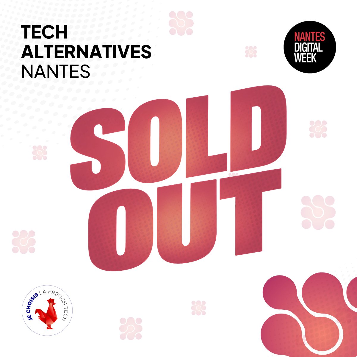 clever_cloud's tweet photo. [𝗡𝗗𝗪] SOLD OUT pour la première édition de Tech Alternatives - Nantes  ! 🔥

Merci à toutes et tous ! On a maintenant très hâte de vous retrouver le 18 septembre dès 9h30 à Nantes.

📋 Programme : https://t.co/S6tJpxN61I https://t.co/qFUHgnTEpW