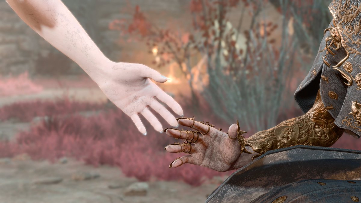 pixelofmoon's tweet photo. Hand touch 🫱🫲 😌
Something they do regularly to show their mutual affection (often instinctively) like a need for physical grounding amidst their inner solitude.
They have each other to offer support,understanding, to defy the world and the gods who despised them.
#Durgetash https://t.co/Uqt4P8wyl7