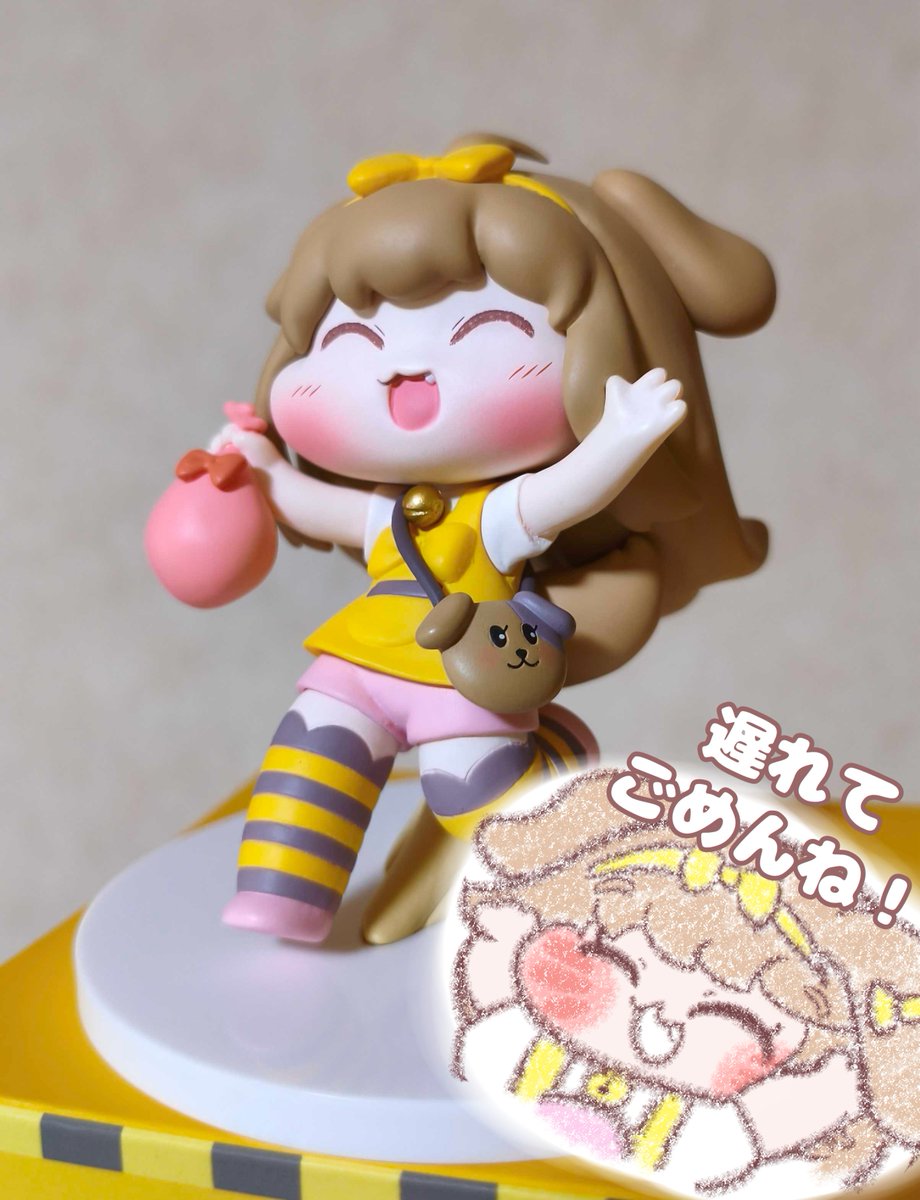 noridaze's tweet photo. ついに‼️‼️‼️‼️‼️
延期を繰り返したﾊﾟｯﾀｧフィギュアが……
届きました〜‼️‼️‼️‼️😭😭😭🫶🫶🫶

美肌で可愛いねﾊﾟｯﾀｧ……🐶 https://t.co/gXUJ5AZ8oQ