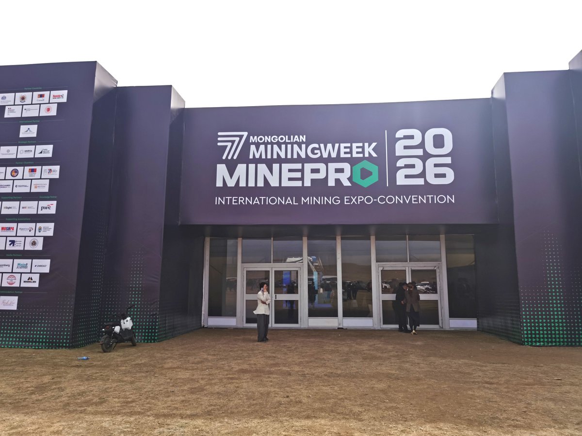 ACEgroupmachine's tweet photo. 🔥 Day 1 of Mongolia Mining Exhibition is ON!
📅 Date: Sep 16–18, 2026
📍 Stand: 303
We look forward to meeting you!
WhatsApp: https://t.co/OZf1DtjZQ4
Website:https://t.co/8UccVTrKeb
#MongolianMiningWeek #MinePro2026 #ACEGroup #ConstructionMachinery #AsphaltPlant #MobileCrusher https://t.co/8ZjVxdt3hg