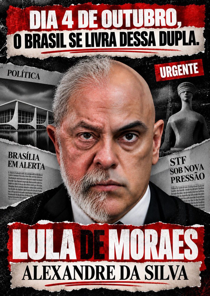 segundojr's tweet photo. @STF_oficial @STFmafioso #STFOrganizaçãoCriminosa #STFcorrupto #STFLixo #STFdesMoraeslizado
Quem está mandando no STF são os criminosos, corruPTos, propineiros, lobistas...
Nós o povo brasileiro que podemos destruir estes vermes com um novo senado federal!
#NaoVoteEmSenadoresEsquerdistas