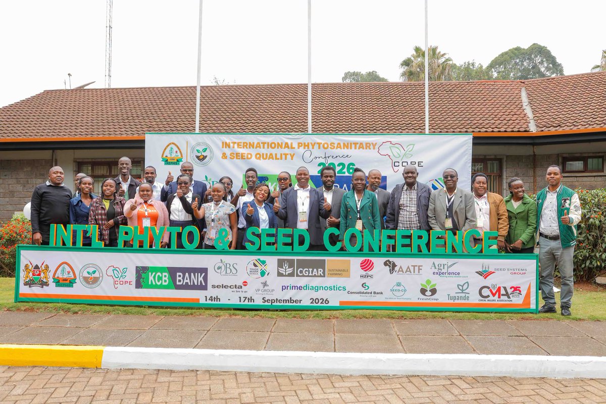 npckkenya's tweet photo. NPCK is participating in the KEPHIS International Phytosanitary & Seed Quality Conference 2026, highlighting efforts to strengthen seed potato certification through accredited private seed inspectors and farmer training on seed quality.
#NPCK #KEPHIS #SeedPotato https://t.co/rcjkk2YGQJ
