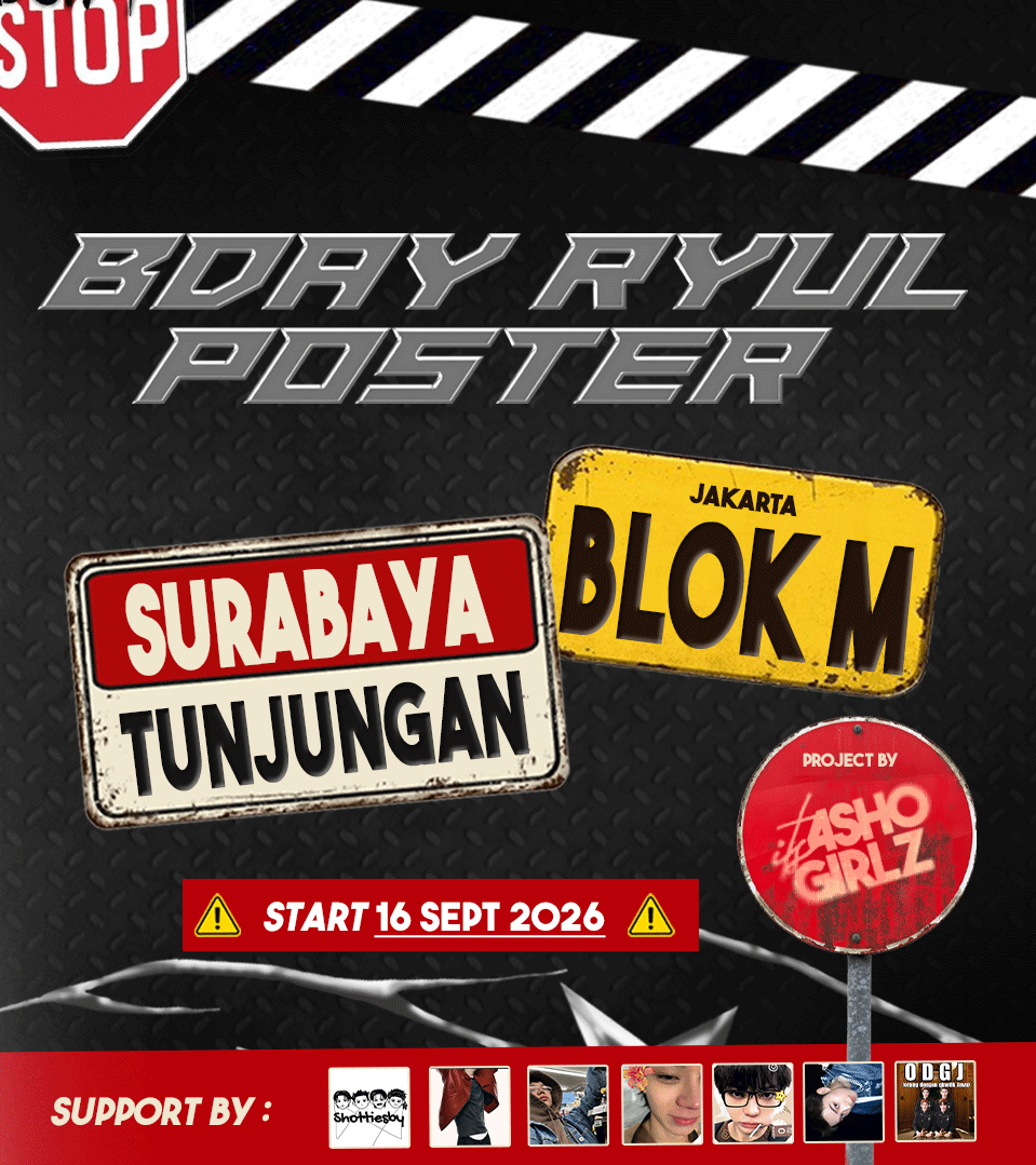 its4shogirlz's tweet photo. #RYUL BDAY POSTER STREET
by @its4shogirlz

📅 start from 16 September
available in: 
📍 jl. Tunjungan, Surabaya

and will be start from 19 September in 
📍Blok M area, Jakarta

find and dont forget to tag us ❤️
#LNGSHOT #롱샷 #RYUL #률 https://t.co/zG36GZ2Tsu