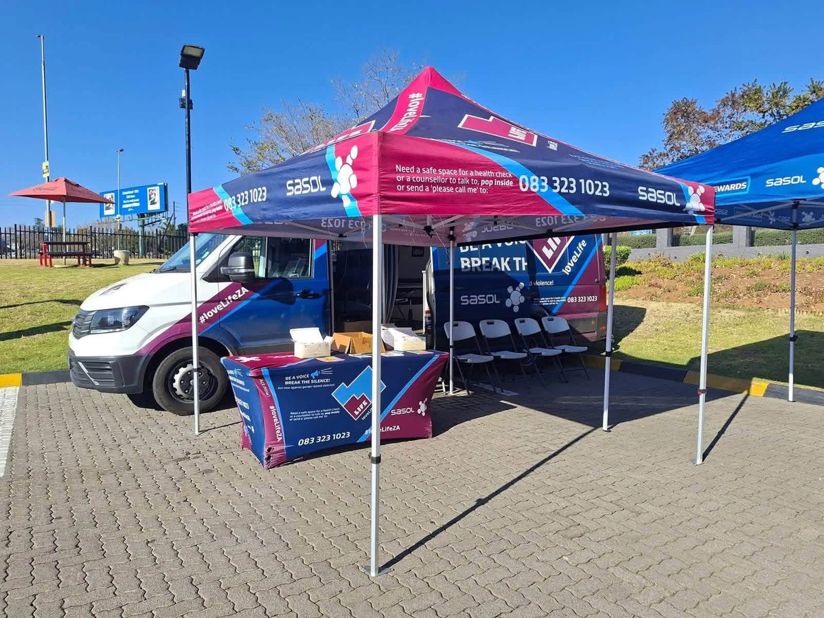 loveLifeNGO's tweet photo. 💜 The fight against GBVF cannot wait.

In 2024, loveLife partnered with Sasol to take support closer to communities through a mobile bus unit providing free, confidential and inclusive services to survivors and families affected by GBVF. The initiative expanded from Gauteng to KwaZulu-Natal, with a counsellor and registered nurse on board.

And the work continues.

With South Africa once again confronting the devastating reality of femicide and violence against women, support must remain within reach. Recent killings have sparked widespread outrage and renewed calls for action.

If you or someone you know needs support, please use the services available. Speak to our counsellor. Ask for help. You don't have to face it alone. 🫂

We cannot normalise violence. We cannot look away. The fight continues — and so do we. ✊🏽💜

#loveLifeZA 
#SasolCares
#SasolGBVFResponse