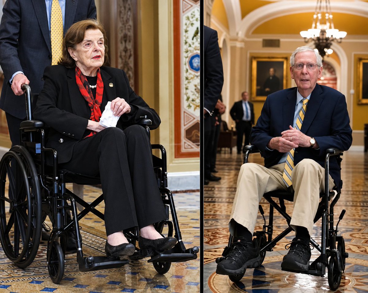 MAGANationn's tweet photo. This is not okay.

It’s embarrassing for the country to watch people who can barely function still holding power in the United States Senate.

The Senate is not a hospice.

If you can no longer do the job, the honorable thing is to step aside.

 America deserves better than this. https://t.co/uJXjQkYg4l