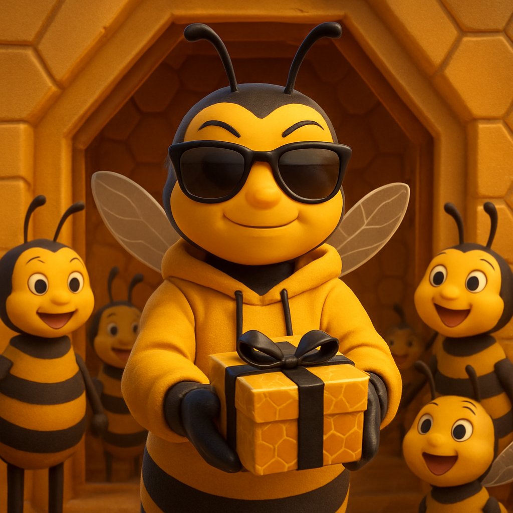 Wagmibee's tweet photo. 🚨 NEW GIVEAWAY DROPPING 🚨

To celebrate the $WAGMIBEE token launch on Friday, September 18 at 6 PM London time (1 PM New York time), the hive is giving back 🐝🎁

Winner gets $50 in SOL 💰

To enter:
✅ RT & Like this post
✅ Tag 2 friends in the comments
✅ Follow @Wagmibee
✅ Join the Telegram group

Contest runs for 1 week. Winner picked randomly once it closes.

This is just the hive saying thank you. Good luck, bees 🐝

WAGMI - We’re All Gonna Make It 🚀🍯

#WAGMIBEE #WAGMI #Crypto #Web3 #Bitcoin #CryptoCommunity #memecoin #Giveaway