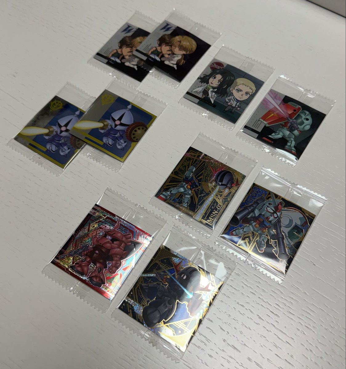 pito_ch's tweet photo. 最近の🤖
最初の10枚でいきなりダブり😭
リゼルここまで
#ガンプラ初心者 #積みプラ
#ガンダムベース https://t.co/W3YrGhPuJs