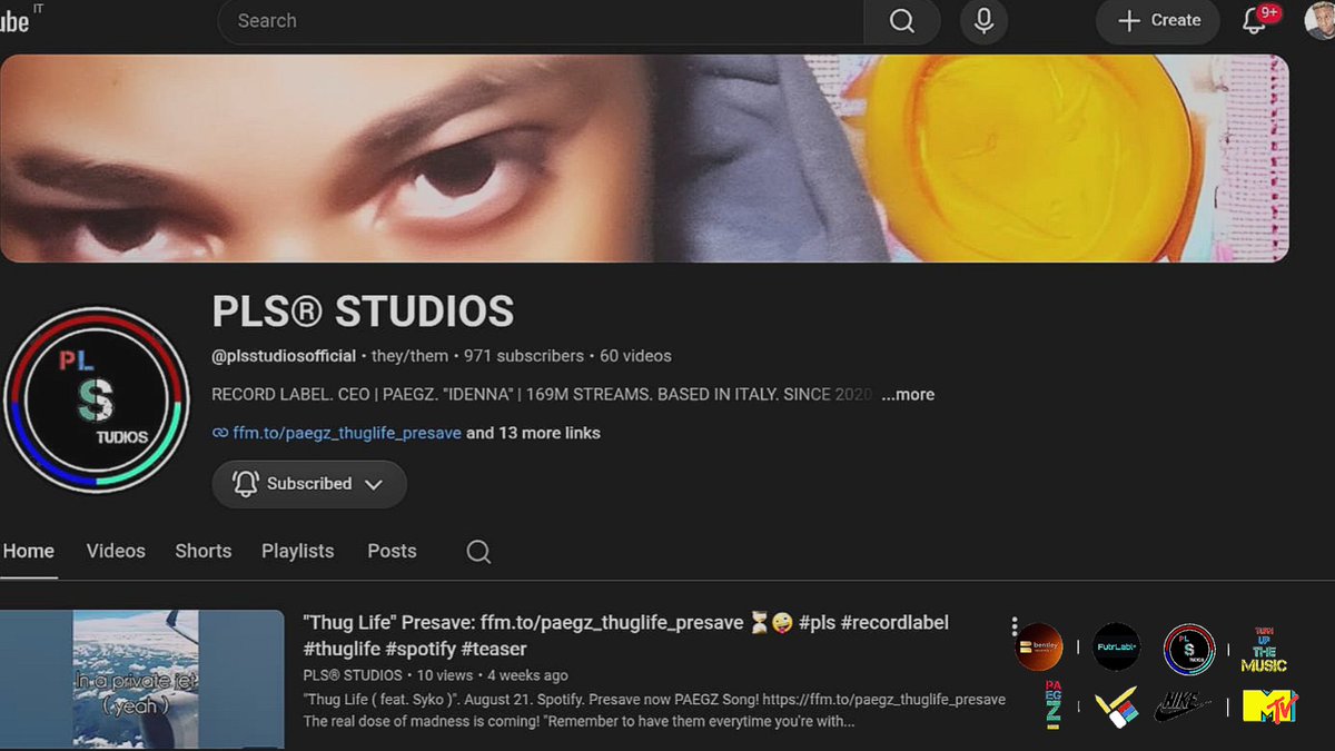 plsstudios_real's tweet photo. Gang, take some time to Subscribe &amp; Watch latest videos on our Official YT Channel!
PAEGZ's "Thug Life" Contents very soon. 🎬⏳
https://t.co/fB0sk2AliB

LIB 🔗 | @plsstudios_real

#pls #recordlabel #youtubemusic #subscribenow #musicvideo

©2026 PLS® Studios. All rights reserved. https://t.co/JhLpDXNJ56