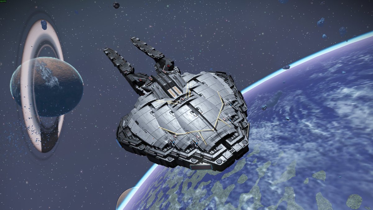 Vhlad11's tweet photo. Built my own version of the Liset from Warframe in No Man’s Sky! 🚀

Took quite a bit of experimenting to get the shape and details right, but I’m really happy with how it turned out.
What do you think? 👀
https://t.co/vQSmKbJFAk

#NoMansSky #Warframe #NMS #NoMansSkyBuilds #Liset https://t.co/ioxSALlm1w