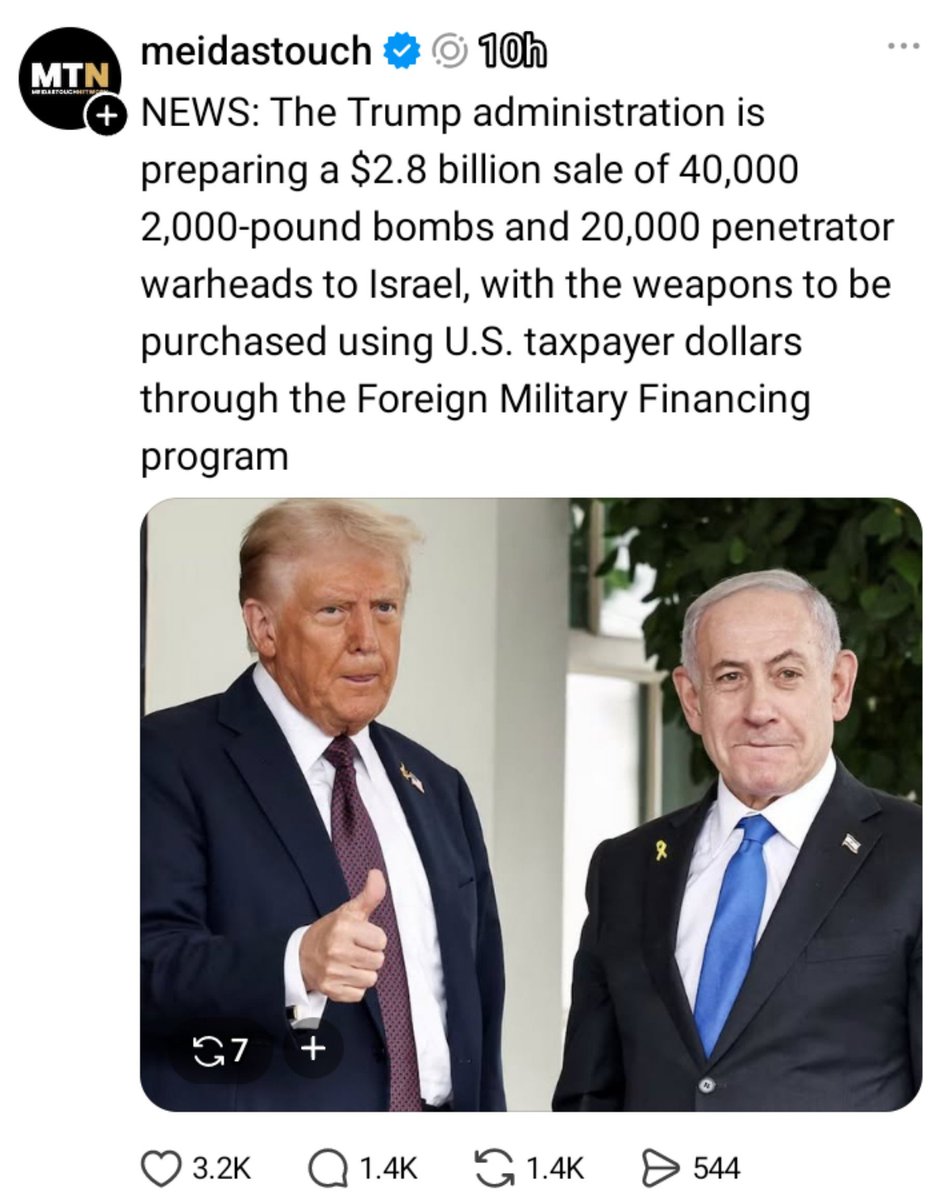 SgoogleV39545's tweet photo. Every Bibi's visit to WH means more blood &amp; more killing of innocent Palestinians.Why nobody armed Palestine?
@KremlinRussia_E @araghchi 
@sanchezcastejon @Statsmin 
@jonasgahrstore @iamjinping 
@Mette_Devant @Yemen_PM 
@jeremycorbyn @PetteriOrpo 
@SwedishPM  @Official_KJU https://t.co/7gC3Q9Akvy