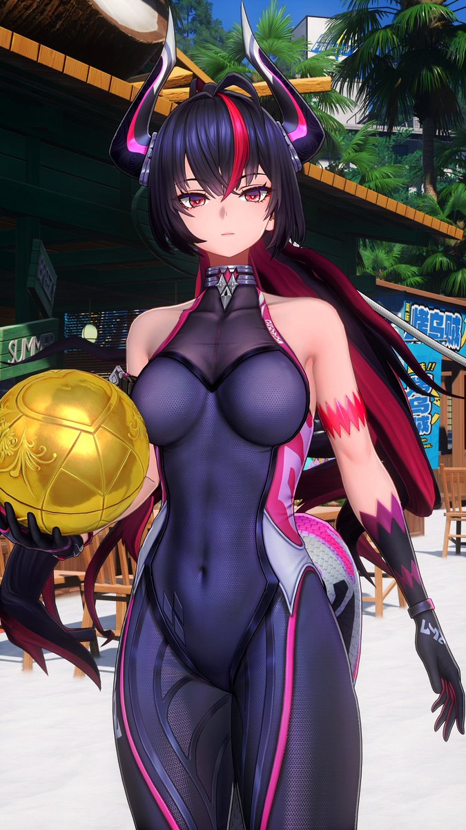 Grynoote's tweet photo. Shinku playing volleyball 

#NTE #NTEcreator #Shinku https://t.co/W7idLPZXgm