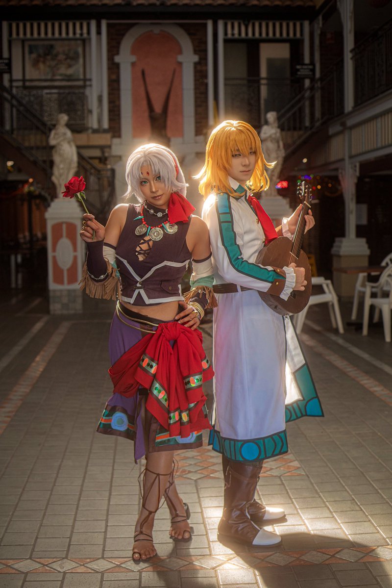 KaedeayaAili's tweet photo. コスプレ

シェラザード·ハーヴェイ
オリビエ・レンハイム
空の軌跡

（あと1日！ ✨）

#空の軌跡 https://t.co/aRa5kxojHa