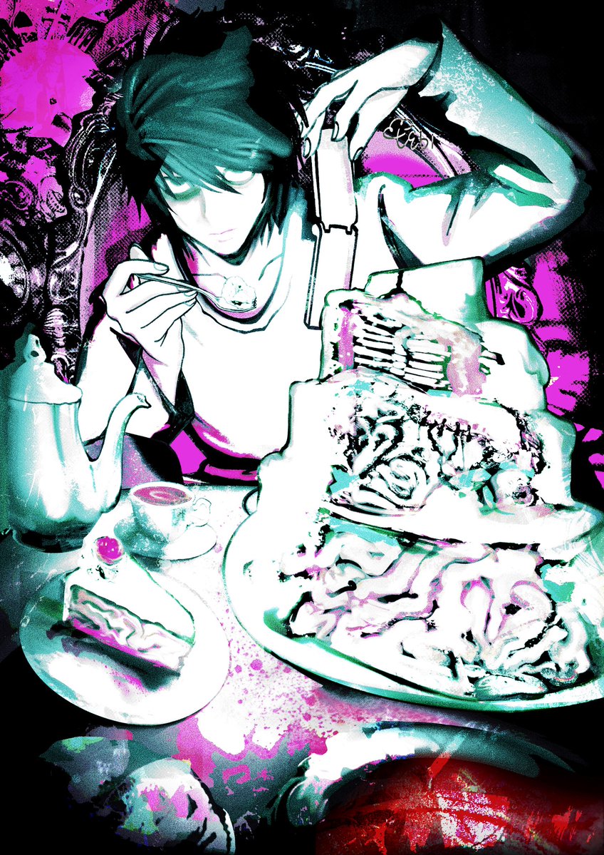 pohontebi's tweet photo. Tea Party 🫖 #DeathNote https://t.co/adVUfcfuSM