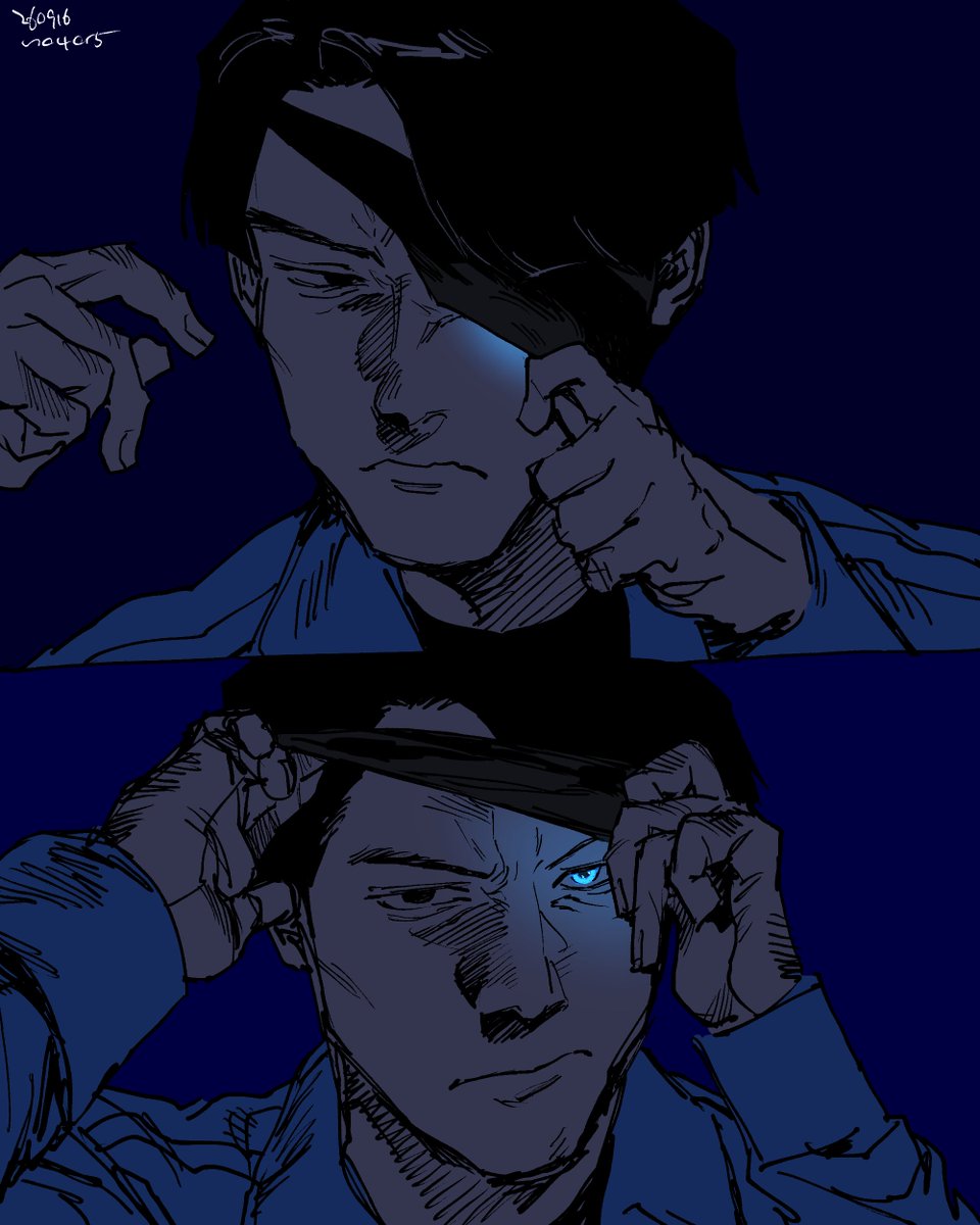 dino_no4or5's tweet photo. 左眼帯ゲント…… https://t.co/SM4S941zS3