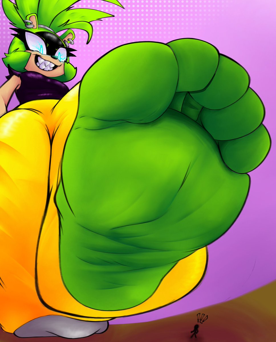 BigHugeDrawz's tweet photo. Digamos que esté pequeño tuvo el pequeño infortunio de encontrarse con Surge, al menos los pies de ella no apestan TANTO que digamos.

Mí primer arte ¡yipee! ^-^

#giantesss #surgetenrec #feetcrush #feet https://t.co/sat8ouEN8D