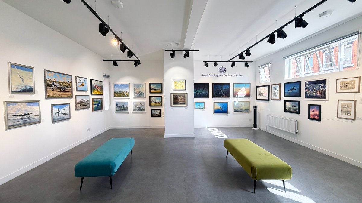 rbsagallery's tweet photo. We're thrilled to be hosting The Guild of Aviation Artists and their extraordinary exhibition Defence Of The Realm.

Galleries 1 and 2 are jam packed with artworks created by Members, Associates, and Friends of the Guild, the exhibition runs until Saturday 26 September at 5.00pm. https://t.co/vMbQ2Ip5nc