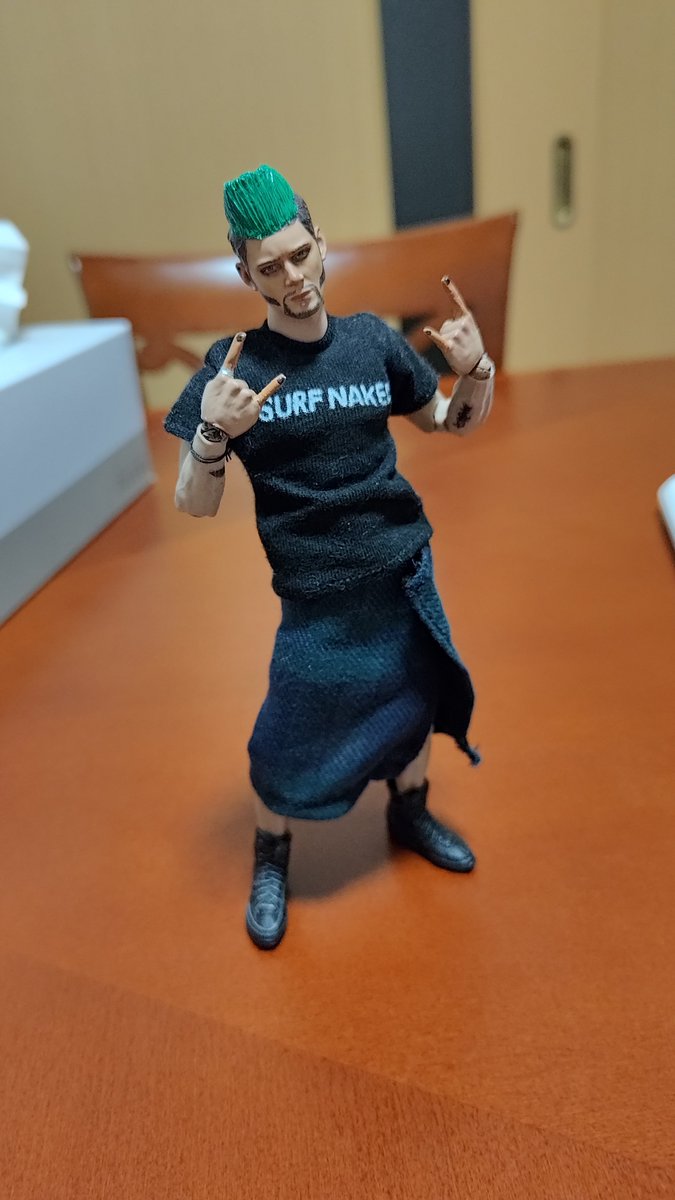 Chan557170's tweet photo. 「テンインチ・ヒーロー」1/12プリーストリー
試作で髪型色々作ってみました✌️
髪型作りめっちゃ楽しかったですね〜!
#JensenAckles
#BoazPriestly
#TenInchHero
#Priestly https://t.co/VZdGYkGS8b