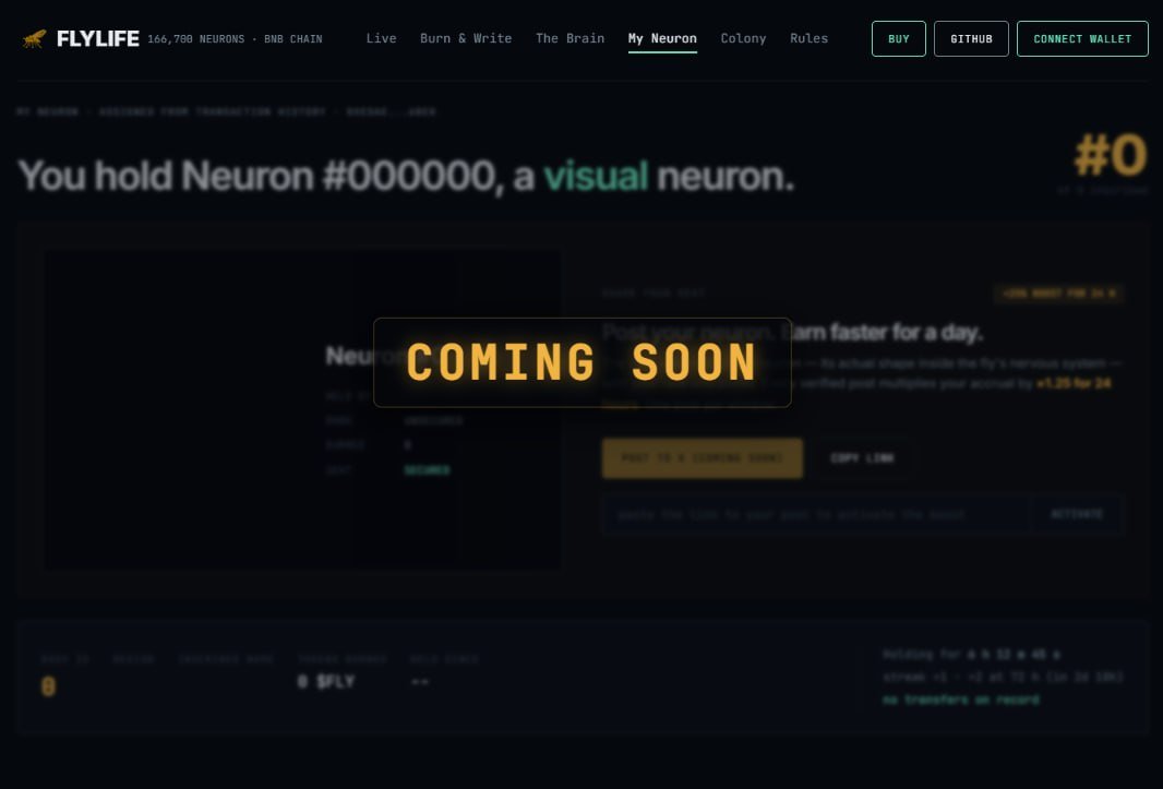 flybrainlife's tweet photo. My Neuron is coming soon. See a visual of the neuron you claimed.

https://t.co/PNKi7xunnv https://t.co/Zg1ie7a7Yl