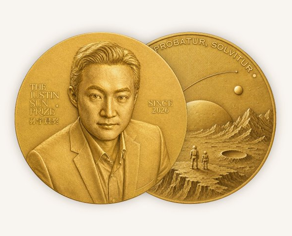 Cointelegraph's tweet photo. 🔥 NEW: Justin Sun launches a mathematics prize rewarding both problem solvers and those who turn proofs into machine-verifiable formats. https://t.co/IUQhif8eiE