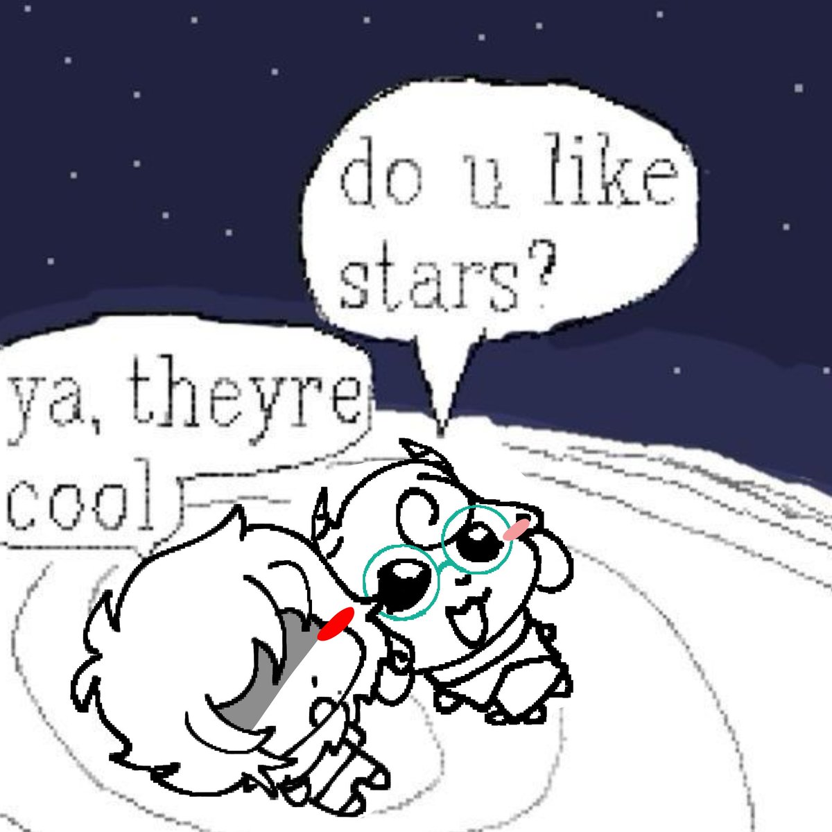 EMO06071753's tweet photo. Day 57 is Star Gazing ✨

#ralseideltarune #krisdeltarune #kralsei #deltarune https://t.co/BuYX8xocAD