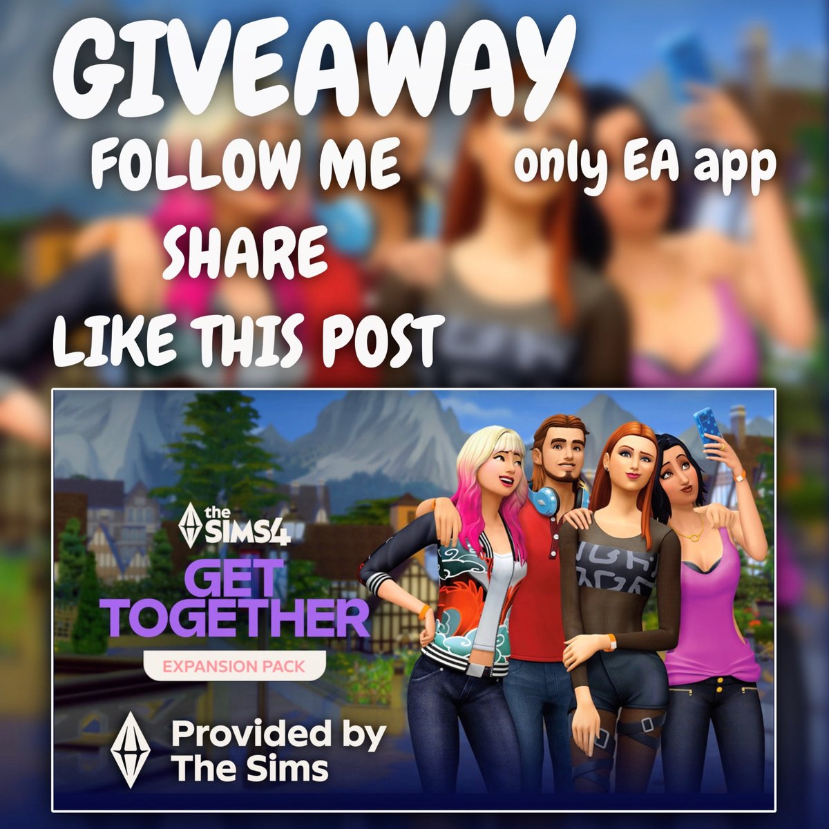 Mamut_creativo's tweet photo. GIVEAWAY‼️

Para participar solo tenéis que seguir las instrucciones del post, el sorteo finaliza el Sábado 19 de Septiembre a las 5 de la tarde hora de España🤗

#ProvidedbyTheSims

Mamutcreativo #SimsPartner

@TheSims @EA_Espana @EA
#EACreatorNetwork
@LosSimsES #TheSims https://t.co/bRDYGmsqkA