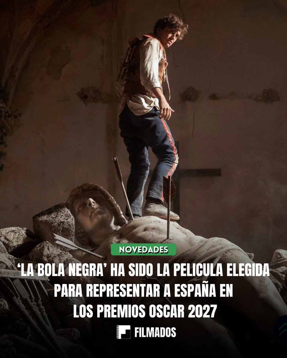 ‘LA BOLA NEGRA’ ha sido la elegida para representar a España en los Premios Oscar 2027.