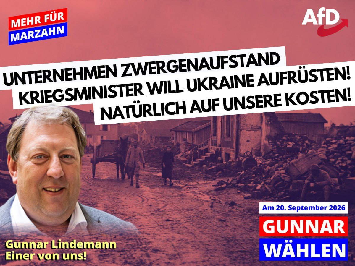 AfDLindemann's tweet photo. Der Kriegsminister von der Splitterpartei SPD will die Ukraine noch vor dem Winter weiter aufrüsten. Natürlich sollen wir Steuerzahler seinen Wahn finanzieren. 

https://t.co/DYQuqmllBl https://t.co/Gqd8sNEBD9