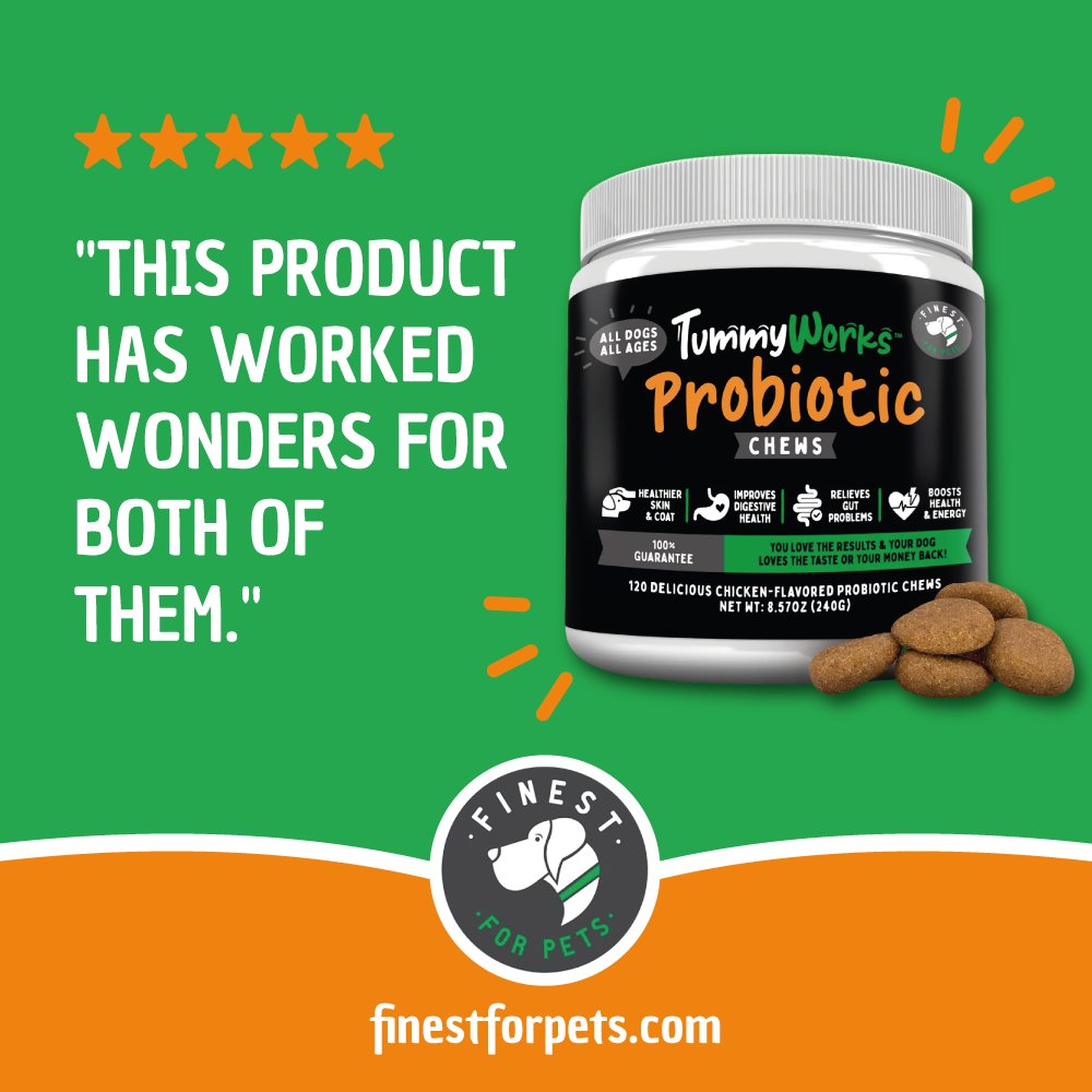 FinestForPets's tweet photo. "It worked wonders for both of them." Thank you for sharing your TummyWorks story, Christina.

#TummyWorks #DogDigestion #CatDigestion https://t.co/GqeMqF8qXA
