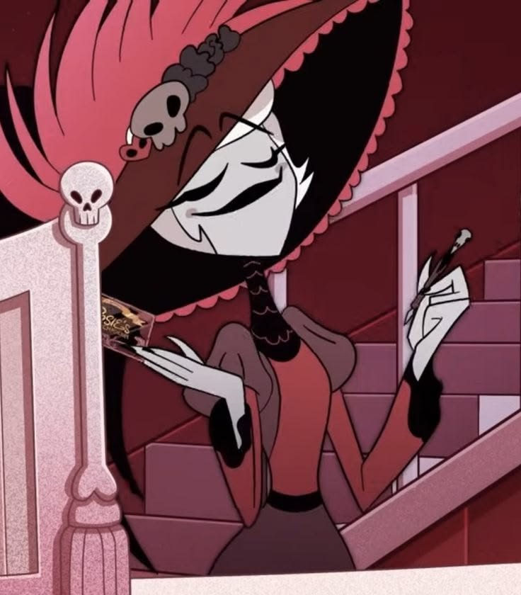 ThanjustaMore's tweet photo. Imagine being this perfect ❤️ 
#hazbinhotel #hazbinrosie #hazbinhotelrosie https://t.co/8Om2OsscMx