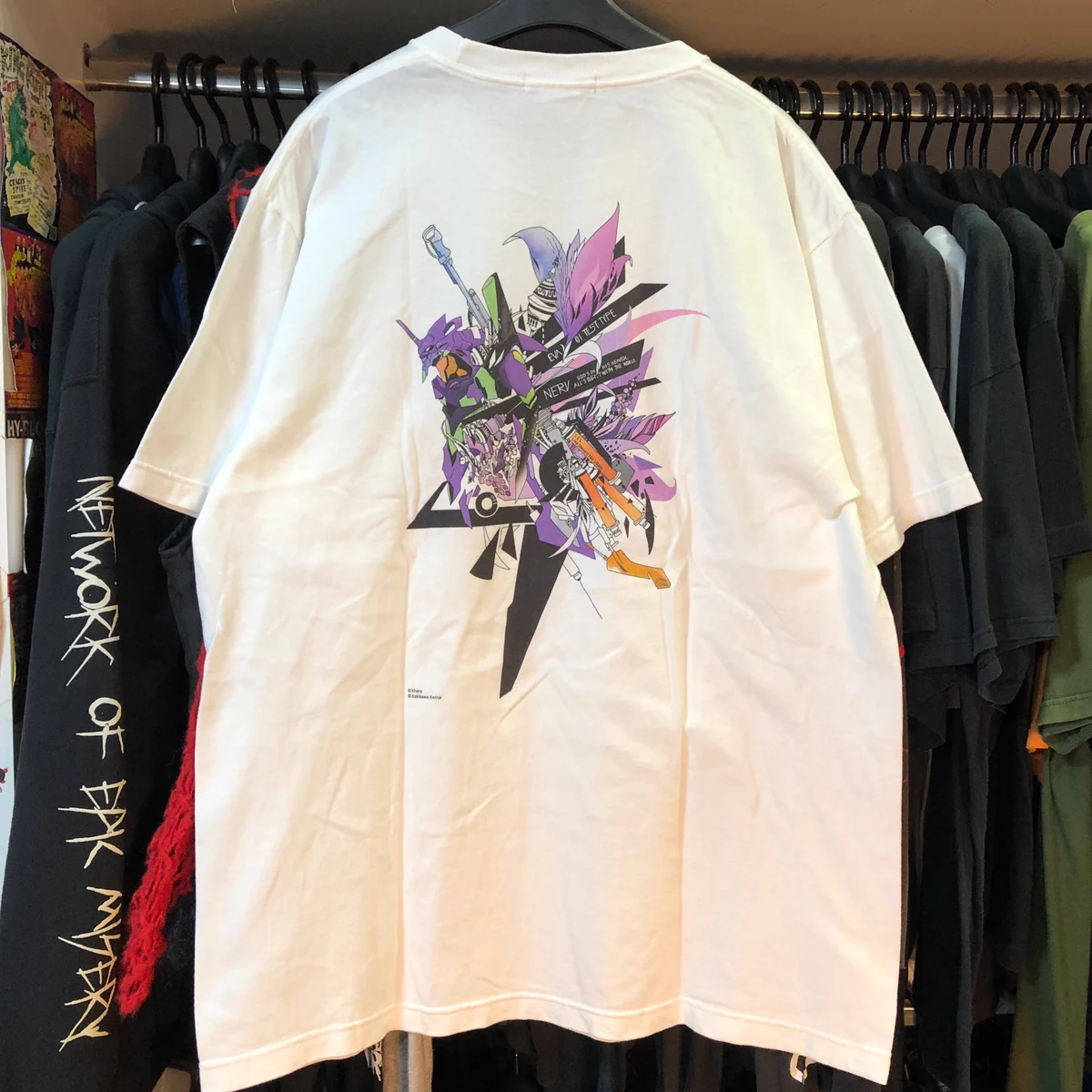 Abstract evangelion shirt ラジオエヴァ tシャツ RADIO EVA A051