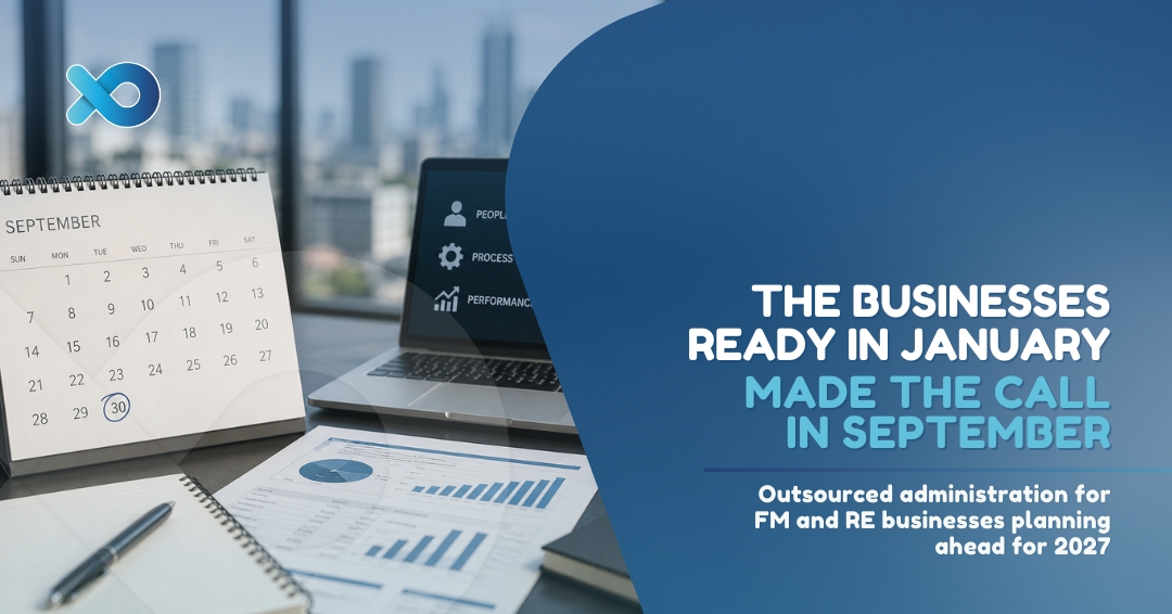 OfficeXo's tweet photo. September is key for decisions impacting January.

With budget reviews underway, FM &amp; RE firms can be operational by then. 80% of leaders plan to boost outsourcing investments in 2027, let's connect before Q4 ends!

#Outsourcing #RealEstate #BusinessGrowth #OfficeXO https://t.co/urgbMU3tbz