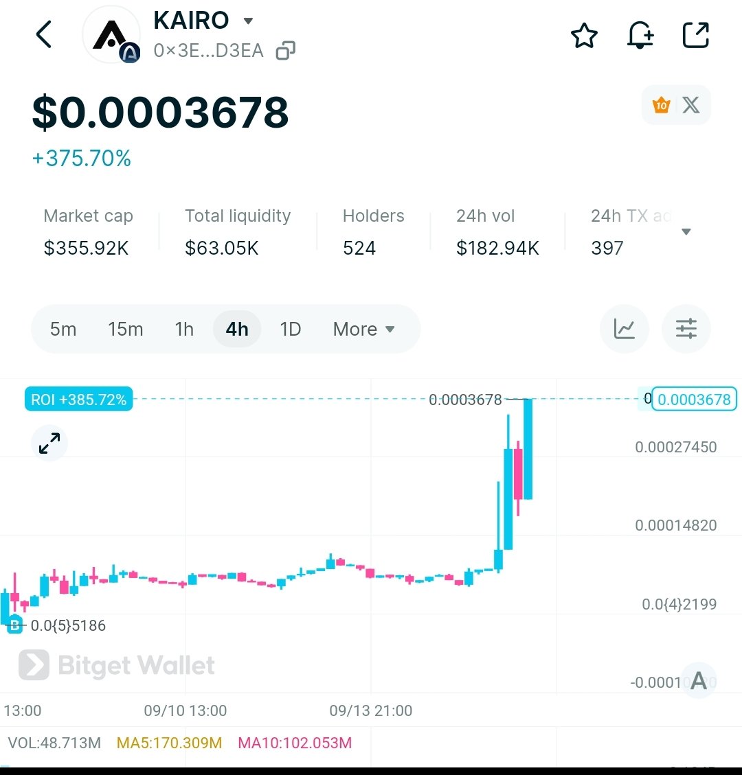 AzlanGPT's tweet photo. Arc memes keep printing 🔥

$KAIRO → +390% 🚀
$SHARC → +154% ROI
$BUILDOG → +294%

Didn’t have enough funds to buy more, unfortunately. 😂

But I’m still enjoying the ride.

My Total Arc bag is already 3X. 👀

Arc meme season is getting real. 🧐 https://t.co/DXoLtv5Hqf