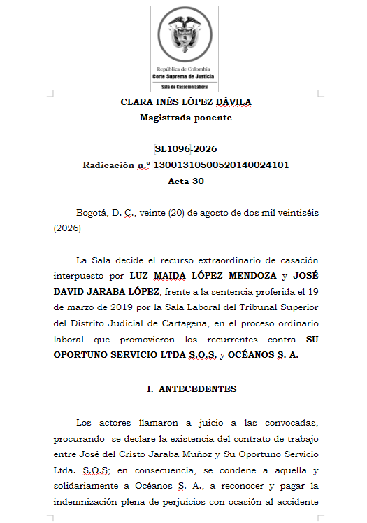 articulo20's tweet photo. SENTENCIA RECOMENDADA 🗣 

#Laboral

La culpa patronal por un accidente de trabajo exige acreditar el incumplimiento del deber de protección y su relación con el daño ocasionado

Solicita la sentencia completa en comentarios ⬇️ https://t.co/GtdjUmSdEH