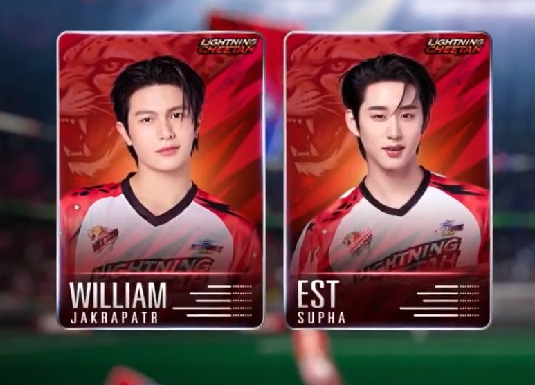 harxeuphoria's tweet photo. WILLIAMEST LIGHTNING CHEETAH!! 😭😭🖤

꒰ #williamest #วิลเลี่ยมเอส ꒱ 
#GMMTVStarlympics2026 https://t.co/FZcRdCykDM