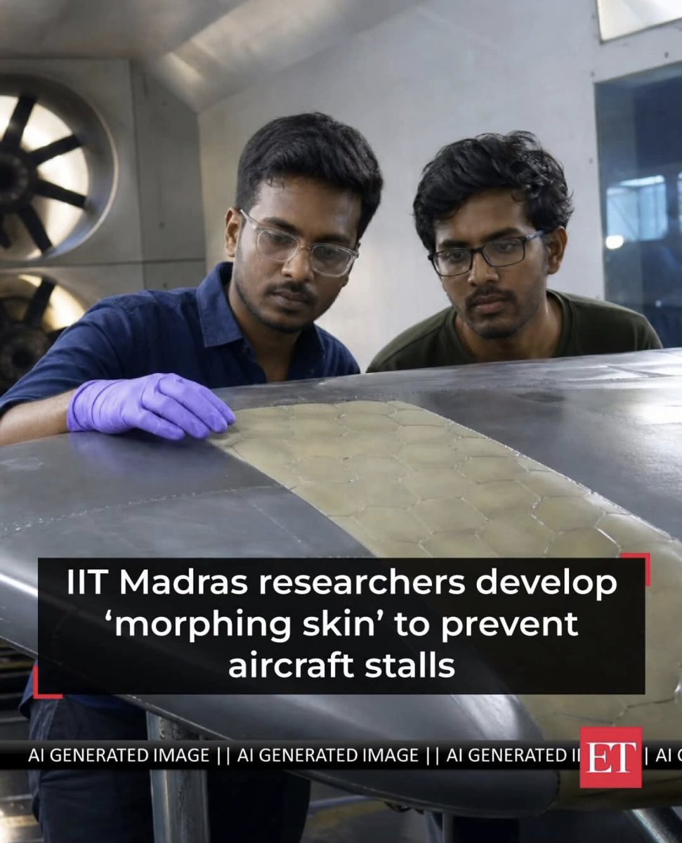 ParthDomaiyn's tweet photo. @iitmadras I don’t have their exact names but if this is happing by them, it’s a tremendous Innova. Stealth Airplanes are still trying to achieve it. https://t.co/sx1QNX6gva