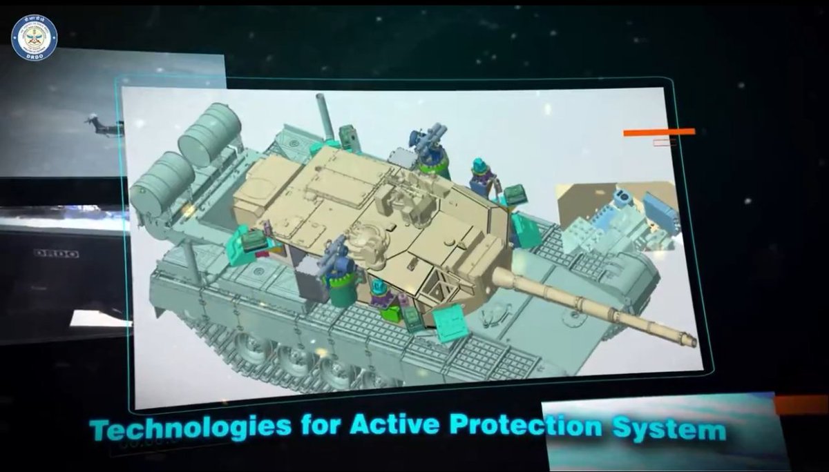 alpha_defense's tweet photo. DRDO's Active Protection System for Tanks. https://t.co/4eayr0ehSf