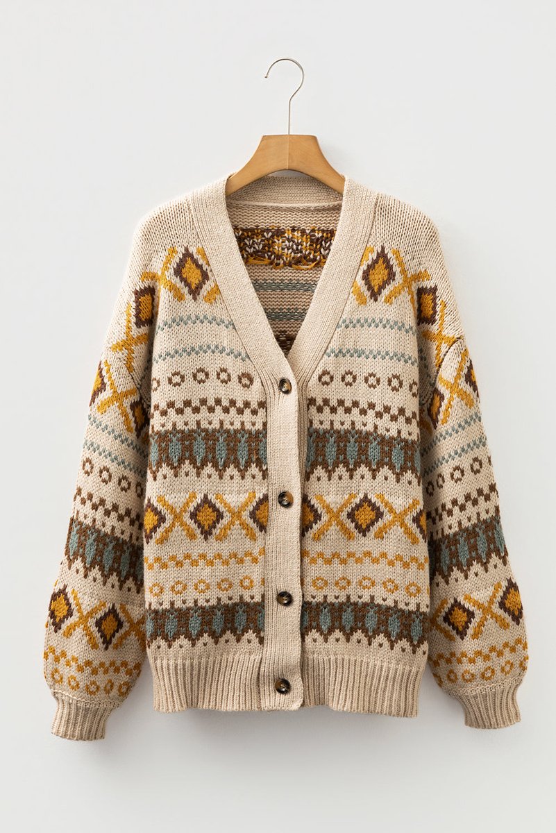 BoutiqueKalea's tweet photo. KaleaBoutique Stylish Western Pattern Knitted Button V Neck Cardigan Sweater #MidiDresses #cardigans
$30.95
➤ https://t.co/ADCzGcPUmL