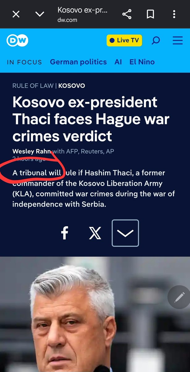 7struhhturt7's tweet photo. They are literally airing a tribunal on Fox 9 news in Minnesota for Kosovos ex President for using intelligence agencies against political opponents just like what happened against @POTUS. If this isn't signal I don't know what is.
#Tribunal
#Kosovo
#ExPresident https://t.co/e8ZWnpmue8