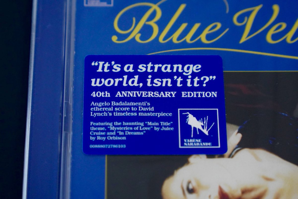 HIDEO_KOJIMA_EN's tweet photo. Purchased the OST of director David Lynch’s “Blue Velvet.”💿 https://t.co/exCqvDyB0t