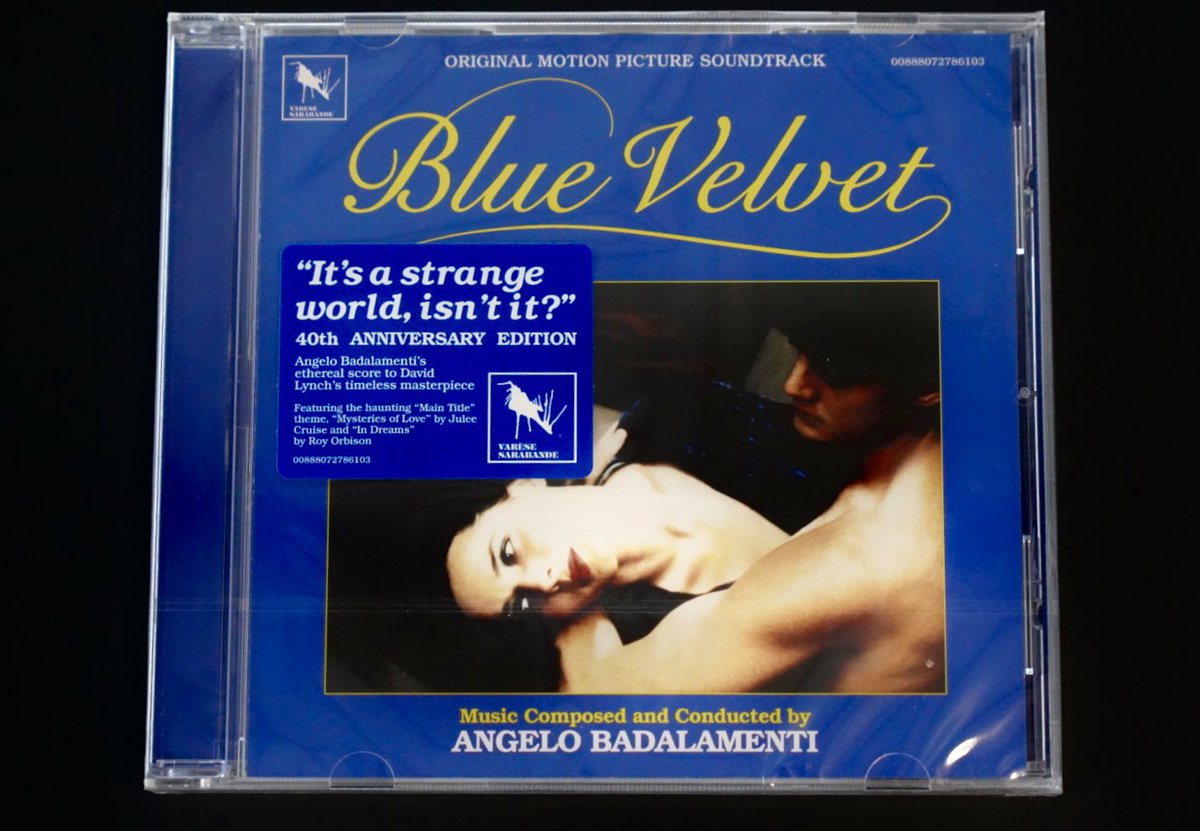 HIDEO_KOJIMA_EN's tweet photo. Purchased the OST of director David Lynch’s “Blue Velvet.”💿 https://t.co/exCqvDyB0t