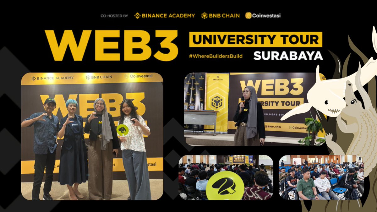 fortuneglobal_'s tweet photo. 🔸Binance Event Recap by Fortune Protocol

Over the past week, the Fortune team attended two events organized by @BinanceAcademy & @BNBCHAIN, in collaboration with the @cryptosiastdao community on the 12th to share the excitement and facilitate a smooth educational experience, followed by another event on the 14th with @coinvestasi

A huge thank you to @nkskrdwyn & Serli Roisca from Binance Academy for welcoming our team and the community so warmly🥰

We hope this ecosystem continues to grow and thrive, see you at the next event!💚