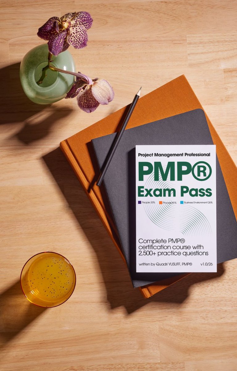QuadriYusuff24's tweet photo. Process = 41% of the exam, the biggest domain. Scope, schedule, risk, procurement, and all the formulas - walked through with worked examples.
Master Process domain - https://t.co/UAQyl1Yu4G
#PMPStudyPlan #PMPPrep #ProjectManager #PMBOK #PMI https://t.co/Q5abkKpRuo